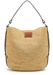 Isabel Marant Bayia Woven Raffia Shoulder bag - Natural ONE SIZE