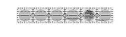 Creative Grids 1" x 6" Rectangle Sewing and Quilting Ruler CGR106