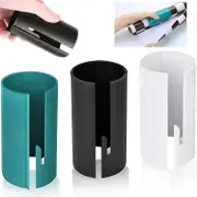 Gift paper aid roll - 3 pieces - White-Blue-Black - Wrapping paper cutter with roll holder - Gift Wrap Paper Cutter