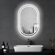 ProPulse Bathroom LED Wall Mirror 50x75CM Makeup Mirrors With 3 Color Anti-fog