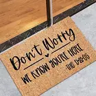Door Mat Indoor Outdoor Rug Halloween-themed Welcome for Front with Anti-slip