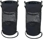 2 Packs Boat Trash Bag, Portable Boat Trash Bag, Collapsible Mesh Trash Can,for Your Pontoon Boat and Camping Car Trash Holder