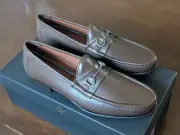 Allen Edmonds "VERONA II" Italian Men's Dress Loafers 10 D BROWN