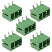 5 x 3-Way 3.81mm Right Angle Closed Header 8A 300V
