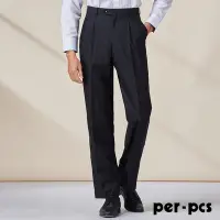 在飛比找Yahoo奇摩購物中心優惠-per-pcs 型男高質感打褶西褲(805207)