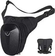 Drop Leg Bag for Men - Motorcycle Leg Bag with Strap,Waterproof Removable Fashion Casual Hiking Daypacks for Travel Outdoor Sports