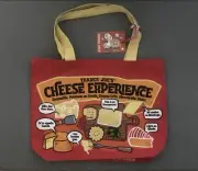 Trader Joe's Reusable Canvas Grocery Eco Tote Bag Cheese Adventures Experience !