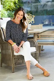Printed Tunic--THRE-33200