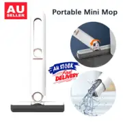 Hand-washing Lazy Sponge Mop Home Mini Desktop Bathroom Glass Cleaning Mop RH