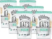 Wildway Organic Rolled Oats, Overnight Oats | Glyphosate-Free, Gluten-Free Oatmeal | Non-GMO, Plant-Based Protein | Regenerative, Sustainable, Traceable Organic Oats | Original | 9 Oz, Pack of 6