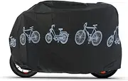 Waterproof Bike Cover,Storage Cover Waterproof Bike Protection - Lightweight Weatherproof Foldable Protective Portable Tarp For Warehouse Cycling Outdoor Activities Travel Transport Rain Dust