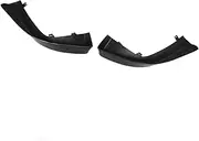 Front Bumper Spoiler, 2Pcs ABS Snap On Front Bumper Side Spoiler Replacement with Screw Kit for Mitsubishi Lancer DE GTS ES VR‑X Aspire, Front Bumper Lip Spoiler, Car Accessories