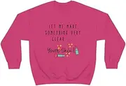[Teegarb Letter Blanket] Novelty Making Something Flawless Makeup Gags Gift | Hilarious Esthetician Sayings Men Women Unisex Crewneck Sweatshirt