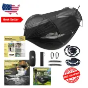Lightweight Hammock with Adjustable Tree Straps - Perfect for Hiking & Travel