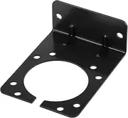 Zerodis Corrosion -Resistant Black Metal Trailer Plug, Strong Mounting Option for 7 -pin Towing, Suitable for Camping Enthusiasts in Recreational Vehicles