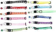 Yardwe 12Pcs Pet Collar Fashionable Cat and Dog Choker with Lovely Decorative Neckband for Pets Present for