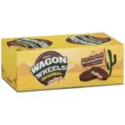 Arnott's Wagon Wheels Original Chocolate Coated Marshmallow Jam 16x48g Biscuits