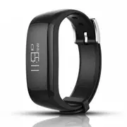 P6plus 0.86inch OLED Heart Rate Monitor Pedometer Messages Display Sport Smart Bracelet BLACK COLOR