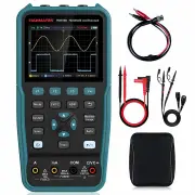 "HANMATEK 100MHZ HO102/HO102S 3-in-1 Handheld Oscilloscope Multimeter Waveform Generator 10,000wfms/s 3.5"" TFT USB Type-C"