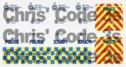 Code 3 Adhesive Vinyl Decals Greenlight 1/64 Transit Jumbo - Transport Police