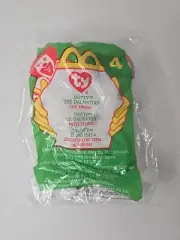 McDonald's Happy Meal Beanie Baby #4: Dotty the Dalmation, New, Sealed Bag