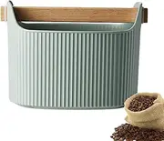 Coffee Puck Knock Box - Removable Waste Container | Bucket, Shock Absorbing Grinding Waste Container, 1300 ml Coffee Grounds Trash Bin, Knock Box for Home Offices, 19 x 13.2 cm