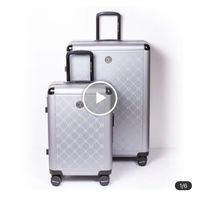 在飛比找蝦皮購物優惠-全新銀色賓利行李箱組28吋+20吋