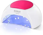 Profesional LED UV Lampara Secadora Uñas de Gel, Blanca, Curado Luz en 4 modos para tiempo 10s, 30s, 60s y 90s
