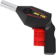 MOTHNUR Portable Handheld Manual Bbq Fan Air Blower for Quick for Outdoor Camping Picnics and Barbecue Cooking Black