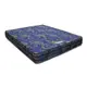 [特價]ASSARI-藍色厚緹花正硬式四線獨立筒床墊-雙人5尺
