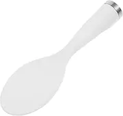 TOPPERFUN Japanese Rice Spoon with Stand Non Stick Serving Tool for Effortless Rice Scooping Convenient Kitchen Utensil for Cooking and Serving Easy to Clean Design