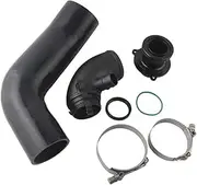 Automobile Intake Pipe for SEAT for Leon MK3 1.8T 2.0T for Cupra 5F 1.8T 2.0T Car Turbo Inlet Outlet Upgrade Pipes Intake Tubes Turbo Muffler Delete(RED Hose C)
