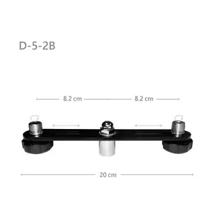 Stander D-5-2B 麥克風一轉二輔助架 可架二支麥克風(直播 錄音 收音 主播 唱歌 使用) [唐尼樂器]