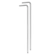2pcs Ball End Hex Key Wrench 3mm L-Shape Extra Long Arm Hexagon Metric Wrenches