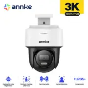 3K Mini PT Dome Poe Security Camera,Smart Dual Light Night Vision, 345° Pan,Huma