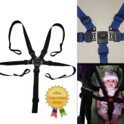 Baby Kids Harness Pram 5 Point Safety Strap Safe Belt Stroller High Chair Car