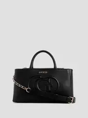 GUESS Women's Eco Black Mietta Noel Tote Bag