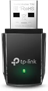 TP-Link AC1300 Mini Wireless MU-MIMO USB Adapter, Dual Band, Miniature Design, USB 3.0 Speed, MU-MIMO Technology, WPA/WPA2 Security, Easy Setup, Supports Windows 11/10/8.1/8/7 (Archer T3U)