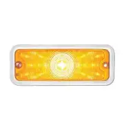 1973-80 Parklamp Lens-LH Amber-w/Trim LED for Chevy, GMC Truck