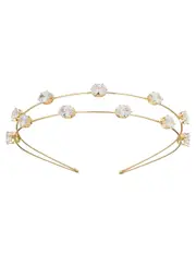 COCO DOUBLE STRAND CRYSTAL SET METAL BAND