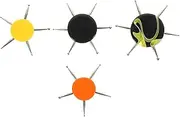 Beatifufu Dotting Tool Set 4pcs Circular Nail Dotting Tools Nail Art Pen Ideal for Diy Projects