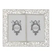 Olivia Riegel Silver Tone Double Frame, 4 x 6