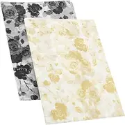 TOVINANNA 40 Sheets of DIY Wrapping Tissue Papers Patterned Flower Pajama Shoe Packing Paper Set