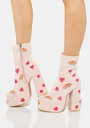 [Koi Footwear] Sugar Clouds Platform Boots