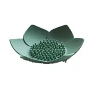 4Pcs Soap Box Solid Lotus Shape Draining Silicone Bathroom Accessories For Water Draining Non-Slip
