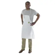 Cordova MPA100 Defender II White Microporous Apron, Attached Ties, 28" X 36",...
