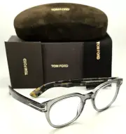 New Tom Ford Reading Glasses TF 5807-B 020 50-21 145 Grey Crystal Frames Readers