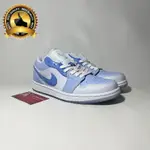 耐吉 NIKE AIR JORDAN 1 LOW MIGHTY SWOOSHERS 藍白雙繫帶運動鞋 A5