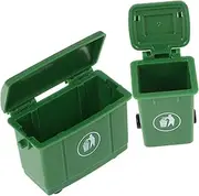 HANABASS Cute Bin Miniature Trash Can Model for Dollhouse 1:12 Scale Perfect for Decor Display