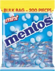 Mentos Mint Candy Pillowpack, Minty Fresh Chewy Sweets, 540g